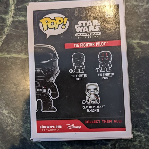 Star Wars Funko Pop! Vinyl - Tie Fighter Pilot Bobble Head 89 - EUC - Picture 3 of 4